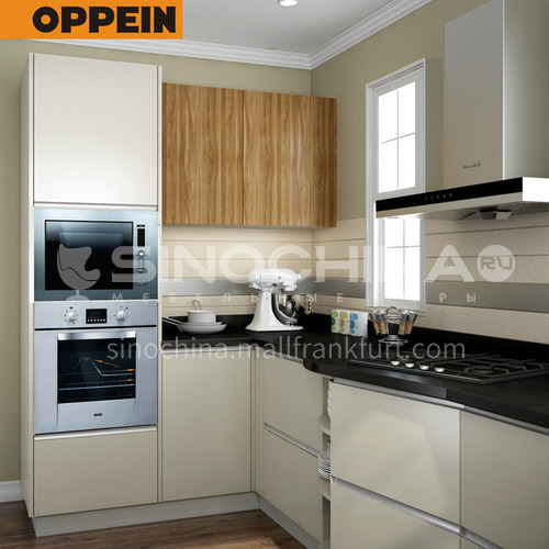 Modern design  UV lacquer with HDF kitchen cabinet- OP16-HPL02